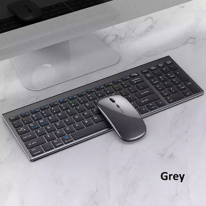 High quality 2.4G Bluetooth wireless rechargeable mouse keyboard combos